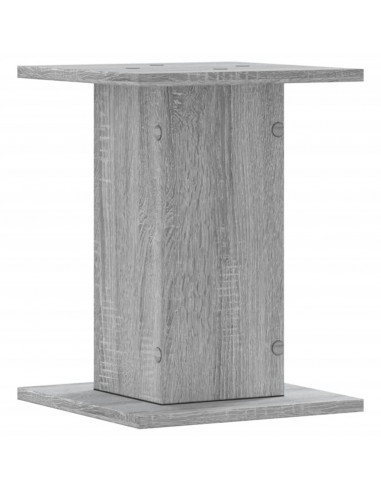 Supporti per Piante 2 pz Grigio Sonoma 30x30x40cm in Truciolato