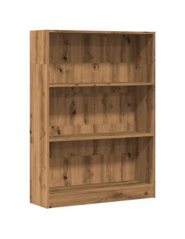 Libreria Rovere Artigianale 80x24x109 cm in Legno Multistrato