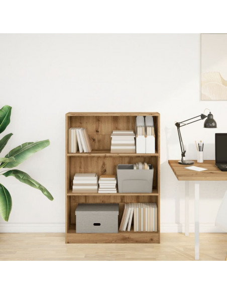 Libreria Rovere Artigianale 80x24x109 cm in Legno Multistrato