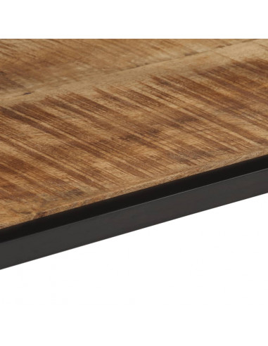 Tavolo Consolle 100x35x70 cm in Legno Massello di Mango Grezzo
