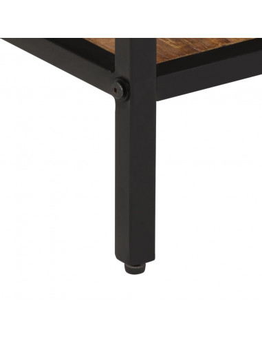 Tavolo Consolle 100x35x70 cm in Legno Massello di Mango Grezzo