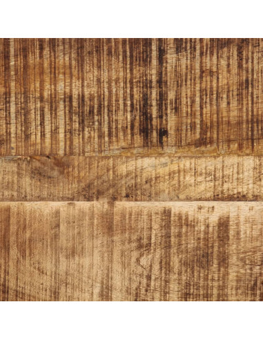 Tavolo Consolle 100x35x70 cm in Legno Massello di Mango Grezzo