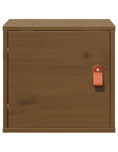 Pensile Marrone Miele 31,5x30x30 cm in Legno Massello di Pino