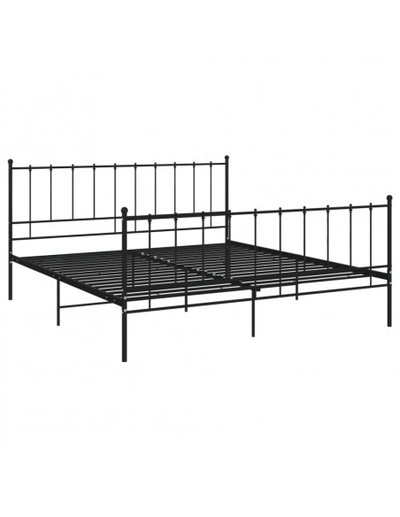Giroletto Nero in Metallo 200x200 cm