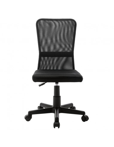 Sedia da Ufficio Nera 44x52x100 cm in Tessuto a Rete