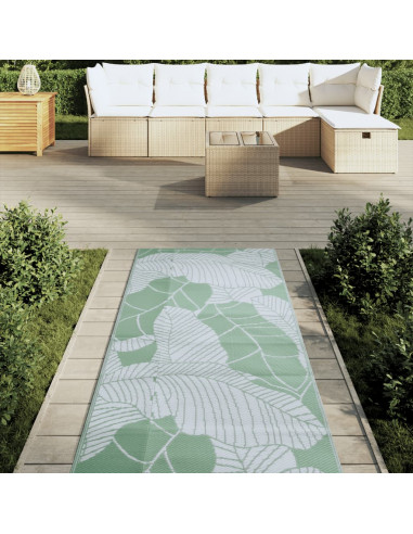 Tappeto da Esterno Verde 80x250 cm in PP