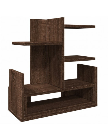 Organizer Scrivania Rovere Marrone 49x20x52,5 cm Multistrato