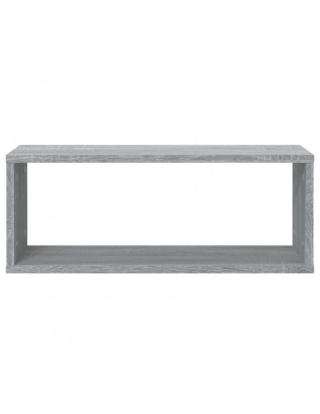 Mensole Cubo Muro 4 pz Grigio Sonoma 60x15x23 cm in Multistrato