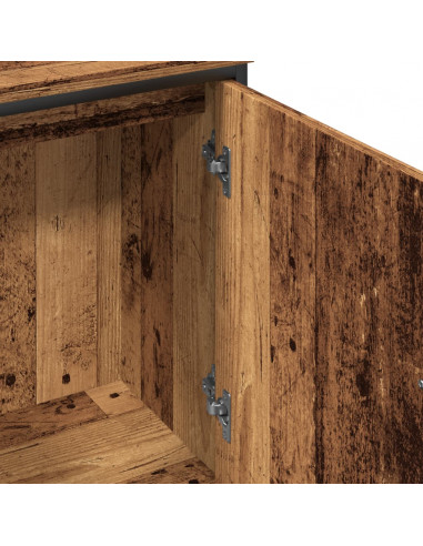 Mobile Sottolavabo Legno Antico 80x30x60 cm Legno Multistrato