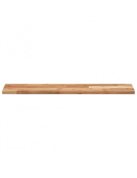 Mensole da Parete 2 pz 100x20x2 cm Legno Acacia Rifinito a Olio