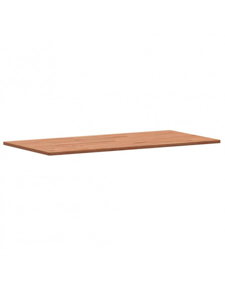 Piano Bagno 80x40x1,5 cm Legno Massello di Faggio