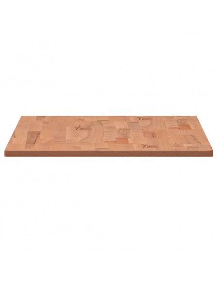 Piano Bagno 80x40x1,5 cm Legno Massello di Faggio