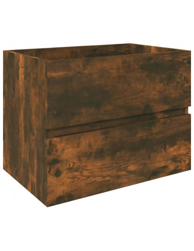 Mobile Lavabo Rovere Fumo 60x38,5x45 cm in Legno Multistrato