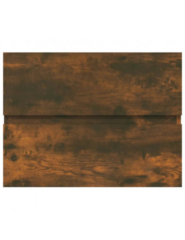 Mobile Lavabo Rovere Fumo 60x38,5x45 cm in Legno Multistrato