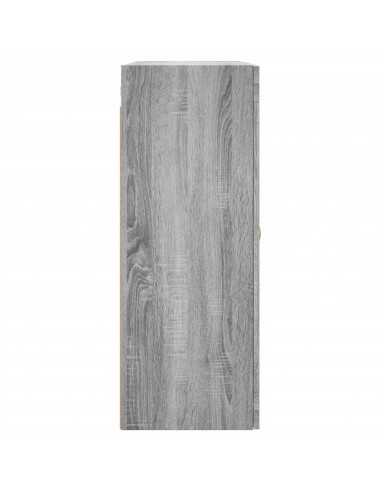 Mobile a Parete Grigio Sonoma 69,5x34x90 cm