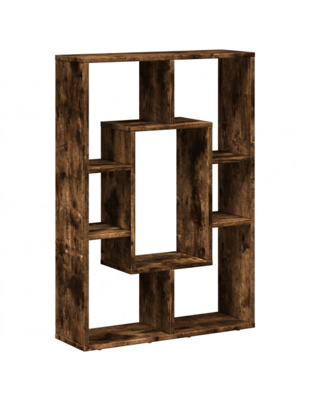 Libreria Rovere Fumo 63x20x90 cm in Truciolato