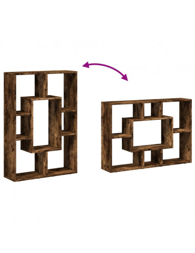 Libreria Rovere Fumo 63x20x90 cm in Truciolato