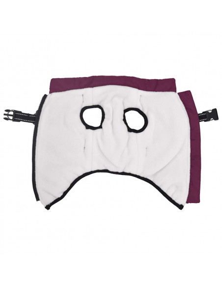 Cappotto Cani Imbracatura Impermeabile Riflettente Viola L