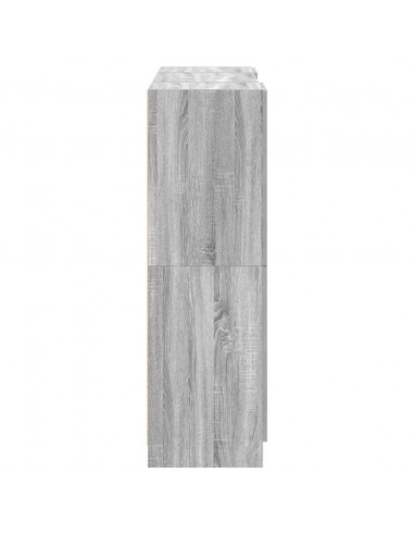 Set di Mobili da Cucina 3 pz Grigio Sonoma in Truciolato