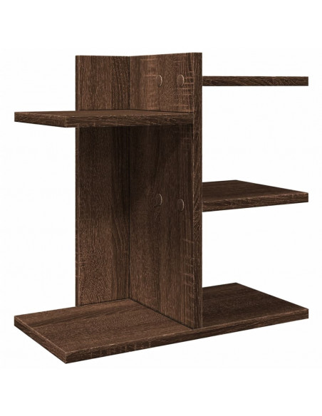 Organizer Scrivania Rovere Marrone 42x21,5x42 cm Multistrato