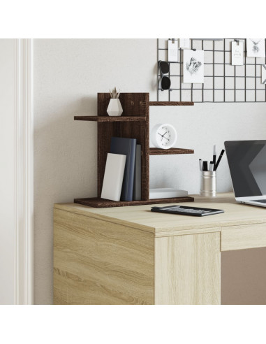 Organizer Scrivania Rovere Marrone 42x21,5x42 cm Multistrato