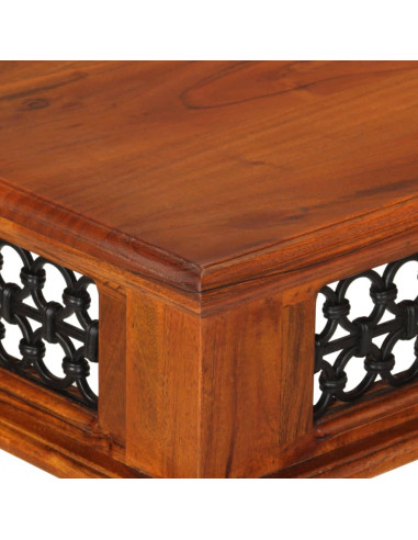 Scrivania con Cassetto 110x50x76 cm in Legno Massello di Acacia