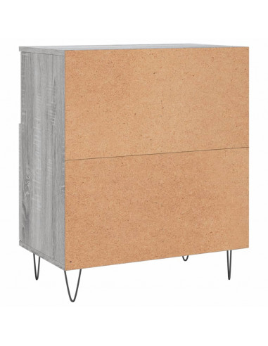 Credenza Grigio Sonoma 60x35x70 cm in Legno Multistrato