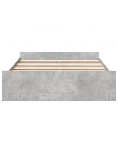 Giroletto Cassetti Grigio Cemento 150x200 cm Legno Multistrato
