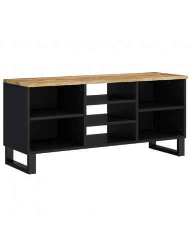 Mobile TV 100x33x46cm Legno Massello Mango e Legno Multistrato
