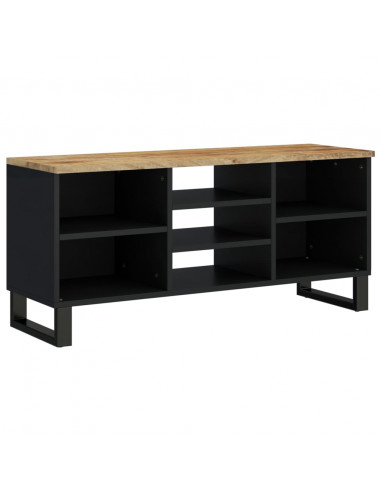Mobile TV 100x33x46cm Legno Massello Mango e Legno Multistrato