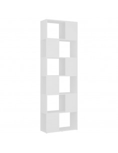Libreria/Divisorio Bianco 60x24x186 cm 2
