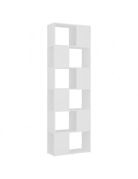 Libreria/Divisorio Bianco 60x24x186 cm