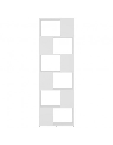 Libreria/Divisorio Bianco 60x24x186 cm