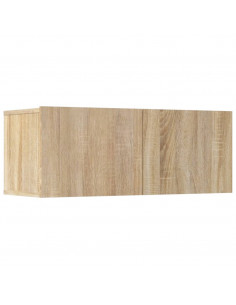 Set di Mobili Porta TV 5 pz Rovere Sonoma in Legno Multistrato 2