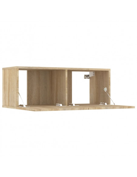Set di Mobili Porta TV 5 pz Rovere Sonoma in Legno Multistrato