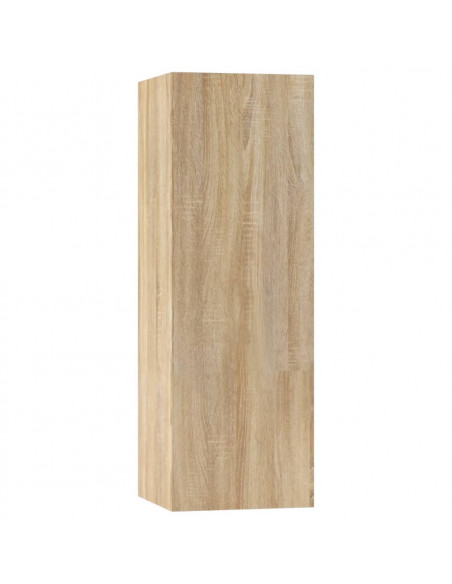 Set di Mobili Porta TV 5 pz Rovere Sonoma in Legno Multistrato