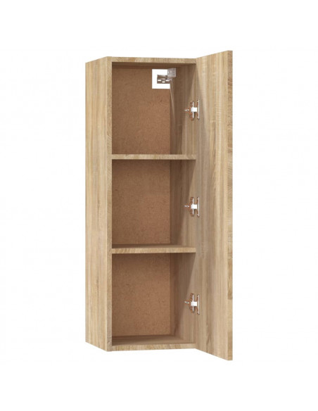 Set di Mobili Porta TV 5 pz Rovere Sonoma in Legno Multistrato