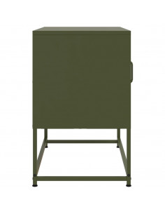 Mobile TV Giallo Senape 100,5x39x60,5 cm in Acciaio 2