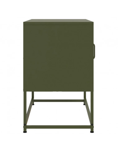 Mobile TV Giallo Senape 100,5x39x60,5 cm in Acciaio