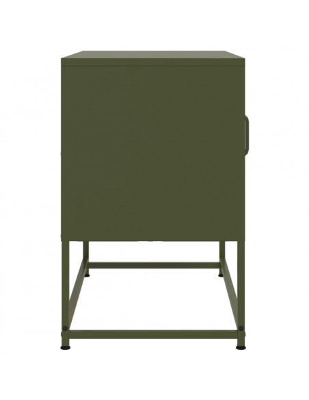 Mobile TV Giallo Senape 100,5x39x60,5 cm in Acciaio