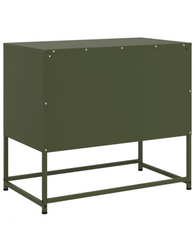 Mobile TV Giallo Senape 100,5x39x60,5 cm in Acciaio