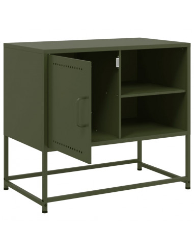 Mobile TV Giallo Senape 100,5x39x60,5 cm in Acciaio