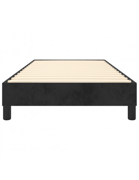 Giroletto Nero 90x200 cm in Velluto