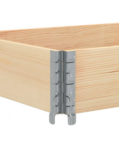 Fioriera da Giardino 80x60 cm in Legno Massello di Pino