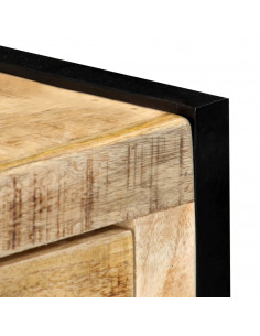 Credenza 120x35x76 cm in Legno Massello di Mango 2