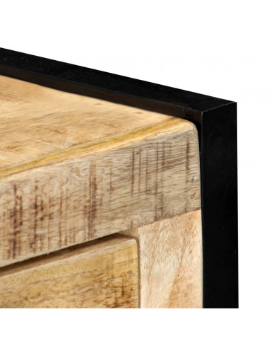 Credenza 120x35x76 cm in Legno Massello di Mango