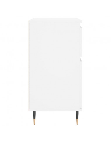 Credenza Bianca 60x35x70 cm in Legno Multistrato