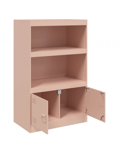 Credenza Rosa 67x39x107 cm in Acciaio
