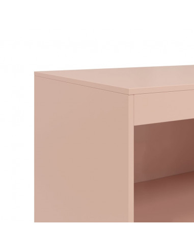 Credenza Rosa 67x39x107 cm in Acciaio