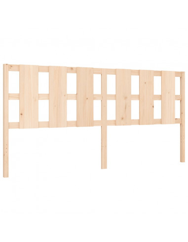 Giroletto con Testiera 200x200 cm in Legno Massello